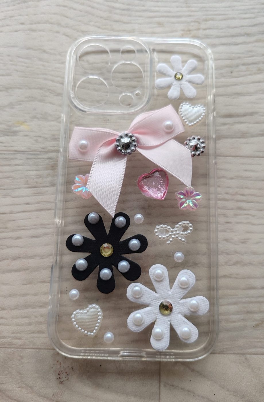 iPhone 16 Pro Max Floral Bling Phone Case