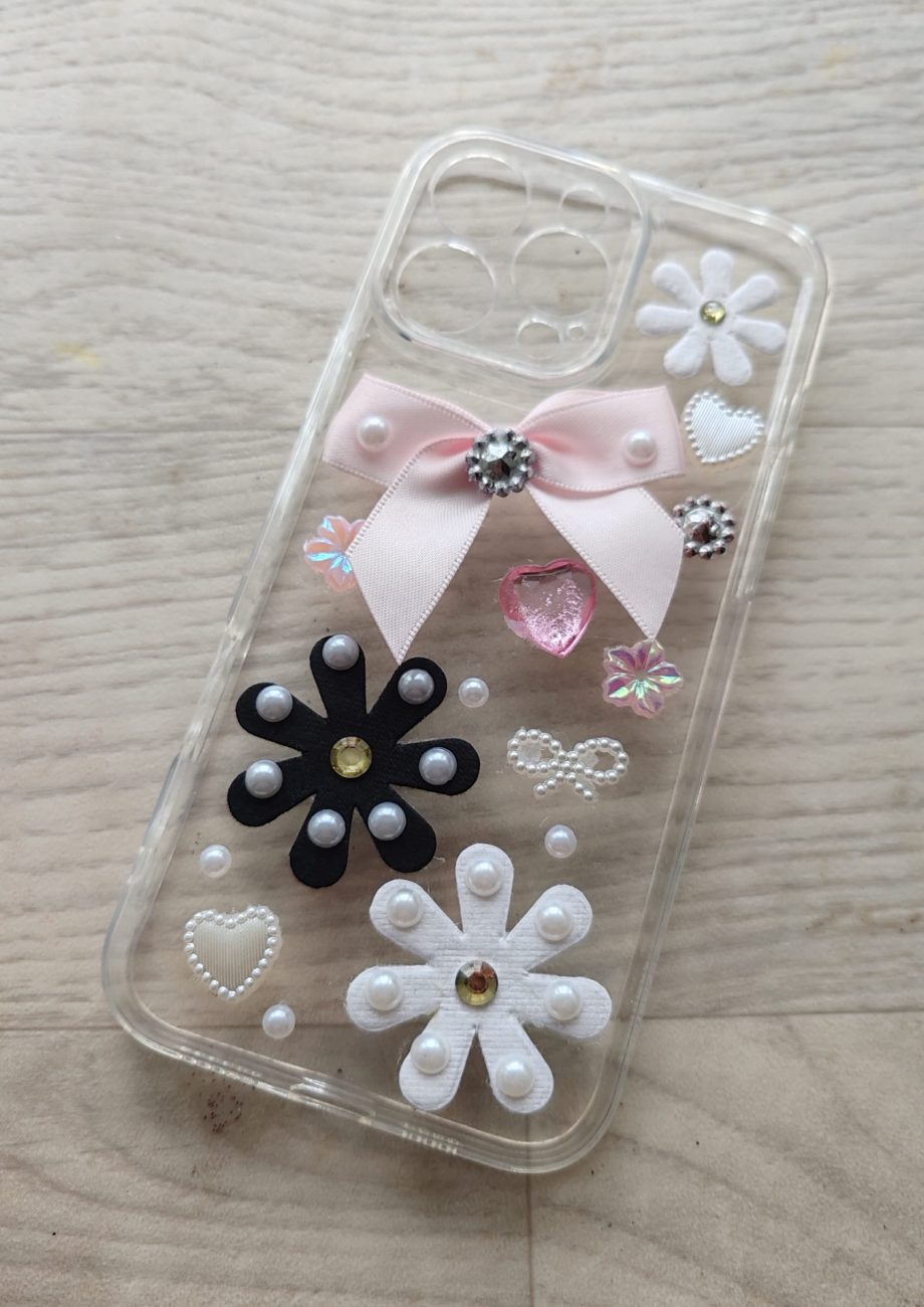 iPhone 16 Pro Max Floral Bling Phone Case - Image 3